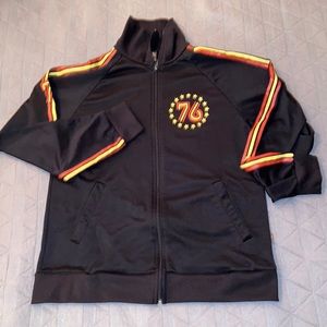 Ugly Shirt - Spirit of 76 striped zip up windbreaker